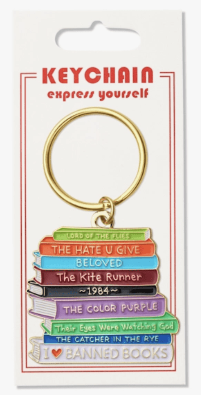 Banned Book Keychain